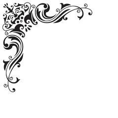 corner design floral part 2