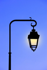 Fototapeta na wymiar Antique street lamp