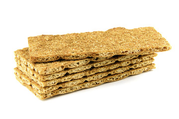Crispbread isolated