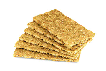 Crispbread isolated