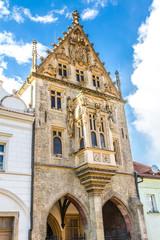 Obraz premium Stone House With Decorated Facade-Kutna Hora