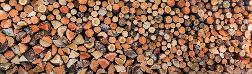 Hintergrund Holz für den Winter