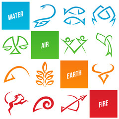 Simplistic Zodiac Star Signs