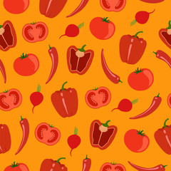 Vegetables . Seamless background .