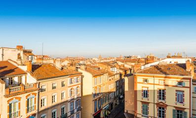 Fototapeta na wymiar Les toits de Toulouse, France