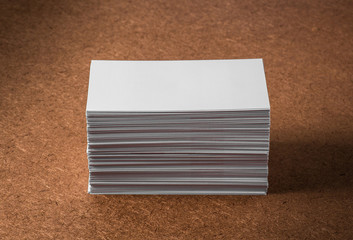 Blank Business cards, Studio shot