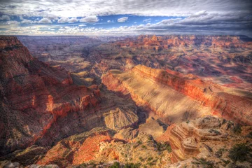 Crédence de cuisine en verre imprimé Canyon vue célèbre du Grand Canyon, Arizona