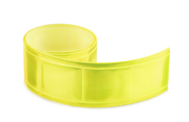 Yellow clothing reflective tape