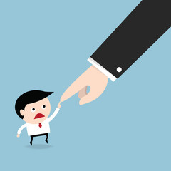 Creation Businessman, flat design