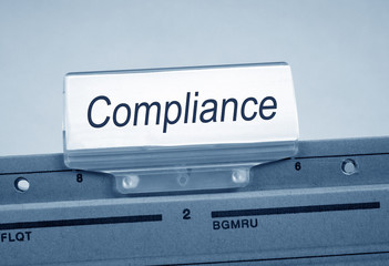 Compliance Folder Register Index blue color