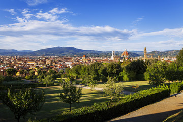 Florence view from the garden of Boboli