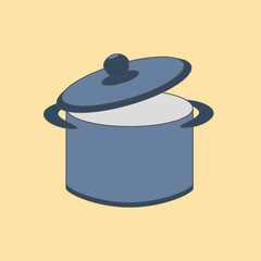 Pan icon vector