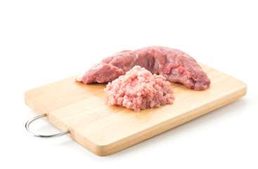 minced pork