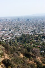 Los Angeles view from Griffith Park, USA