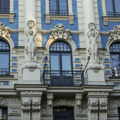 Latvia Riga Art Nouveau 
