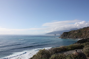 Fototapeta na wymiar The Big Sur California coastline, USA 