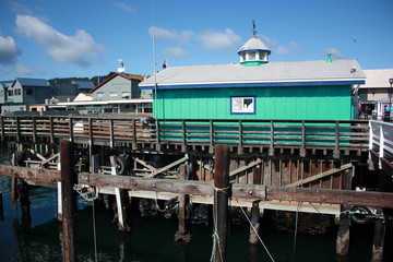 Fototapeta na wymiar Monterey Harbor and Pier