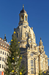 Naklejka premium christmas market in Dresden, Saxony, Germany