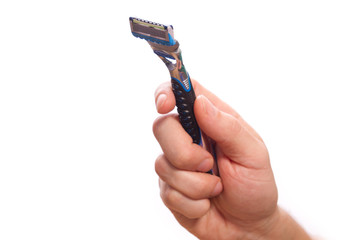 Obraz premium Hand mit Nassrasierer