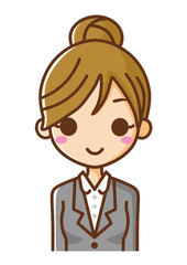 ビジネスウーマン　イラスト