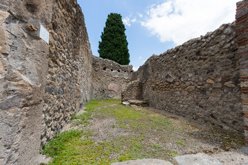 Ruins of ancient Pompeii, Italy