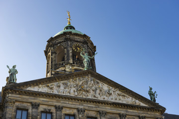 Fototapeta na wymiar Königspalast in Amsterdam - Holland