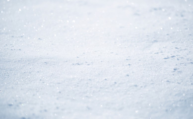 Abstract blurry sunny snow texture copy space background. Beautiful shiny blurry abstract snow...