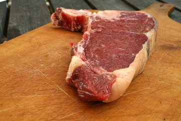 organic lifestyle t-bone steak werbetafel metzgerei urban modern urban country 2017