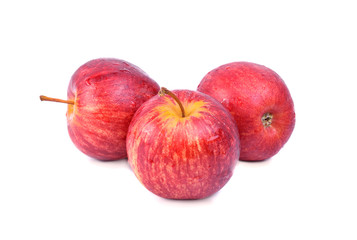 Red apple Isolated on white background