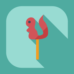 Flat modern design with shadow icons candy