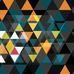 Vector triangle texture background
