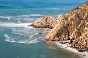 Obraz premium Coastline cliff