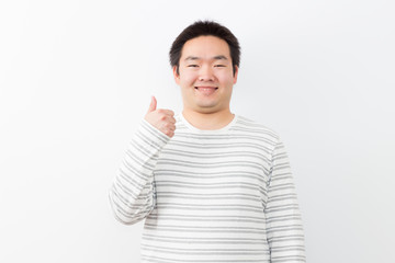 Naklejka premium 男性