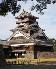 Wooden Japanese castle