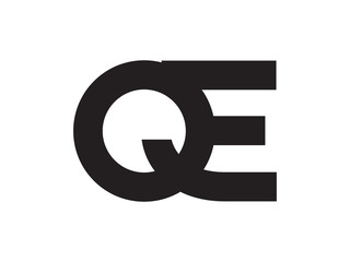 QE Letter Identity Monogram Logo