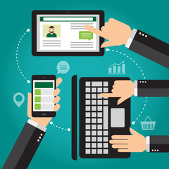 Comunicaci&oacute;n: M&oacute;vil Smartphone, tablet y ordenador port&aacute;til