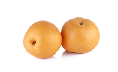 Snow Pear on white background
