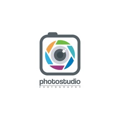 Eye Lens Camera Photography Logo Vector