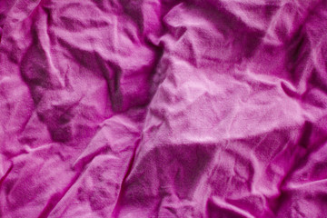 Crumpled fabric texture