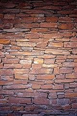 Laying of thin horizontal brick