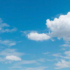 Naklejka premium clouds and blue sky weather background