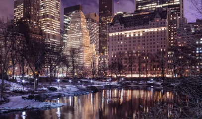 Printed kitchen splashbacks Gapstow Bridge Central Park