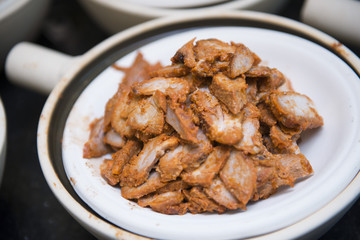 sliced pork for cooking noodle