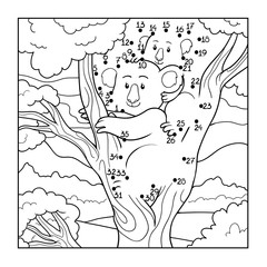 Obraz premium Numbers game (koala)