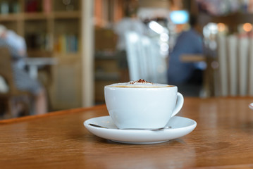 Relax time with Coffee in coffee cafe