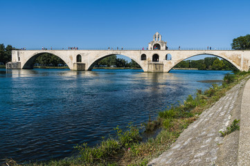 Fototapeta premium France, Pont Saint-Benezet in Avignon