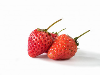 The sweet and delicious strawberries
