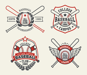 Obraz premium Set of Sport Baseball Badge Logo Templates, Baseball Label Templates, T-Shirt Graphics