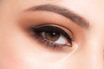Obraz premium Eye makeup closeup
