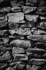Black wall stone background